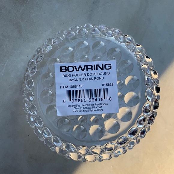 GODINGER STUIO CRYSTAL RING HOLDER DOTS ROUND NEW - Picture 4 of 7